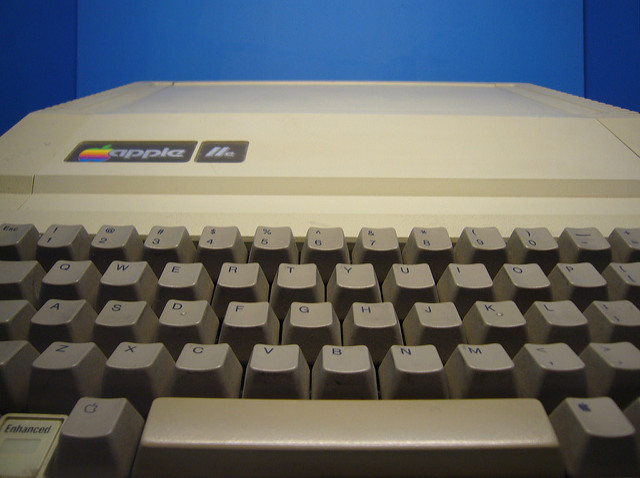 Photo of an Apple II computer by Richard Rutter