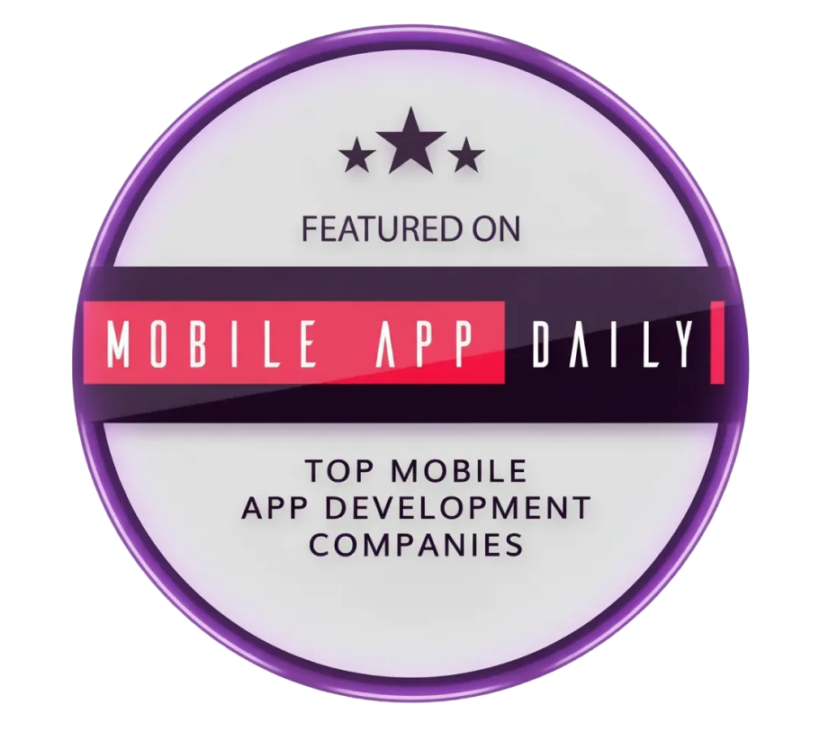 mobile app daily - top mobile app development companies award badge