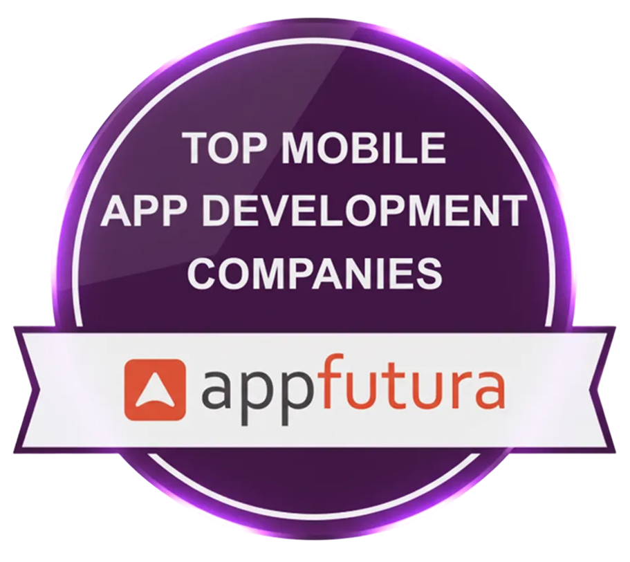 app futura - top mobile app development companies award badge