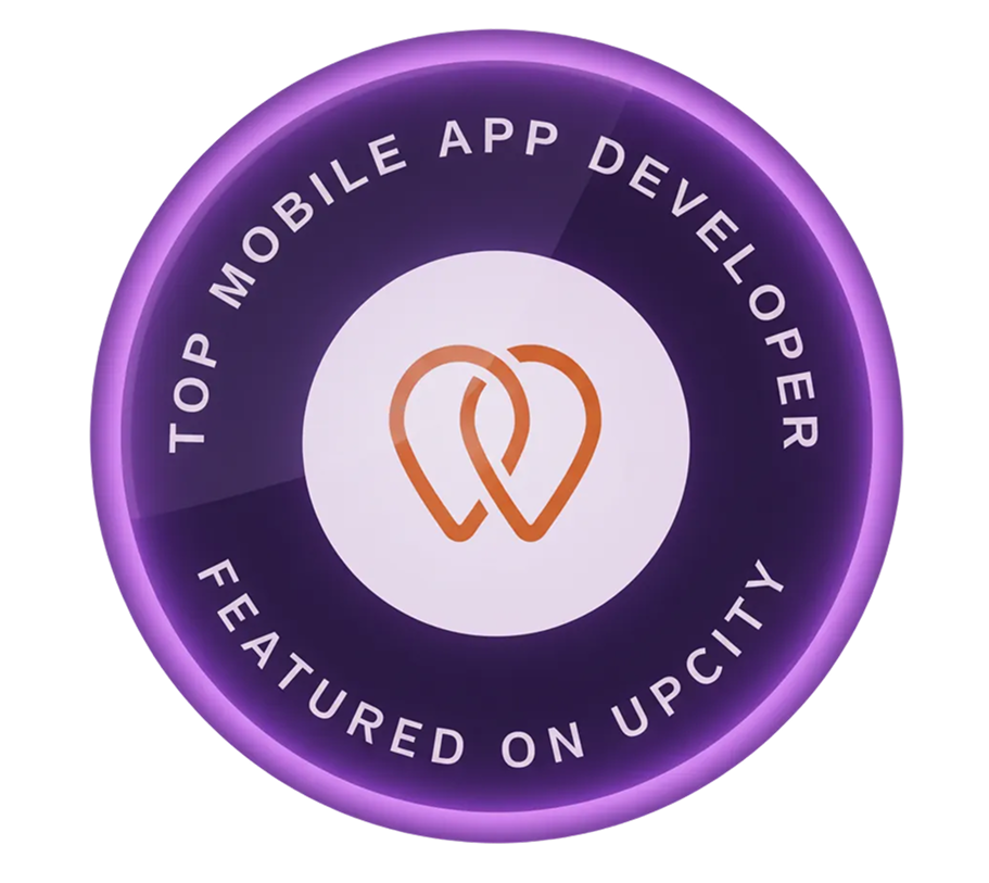 upcity top mobile app developers award badge