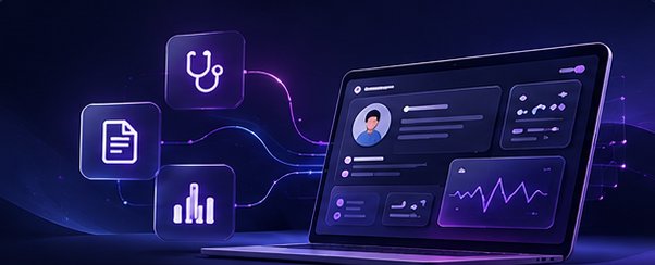 EHR dashboard illustration