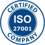 ISO 27001 certification badge