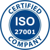ISO 27001 certification badge